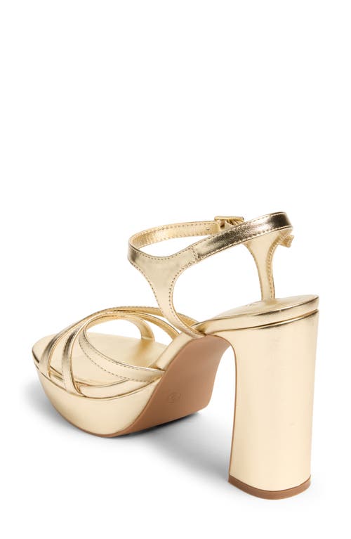 Bp. Nova Platform Sandal In Gold