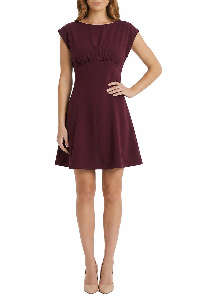 Extended Shoulder Minidress, Main, color, TAWNY PORT
