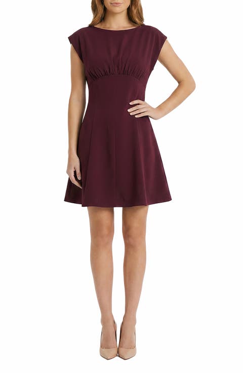 Extended Shoulder Minidress