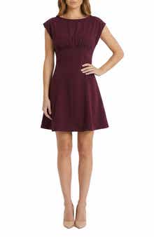 Extended Shoulder Minidress