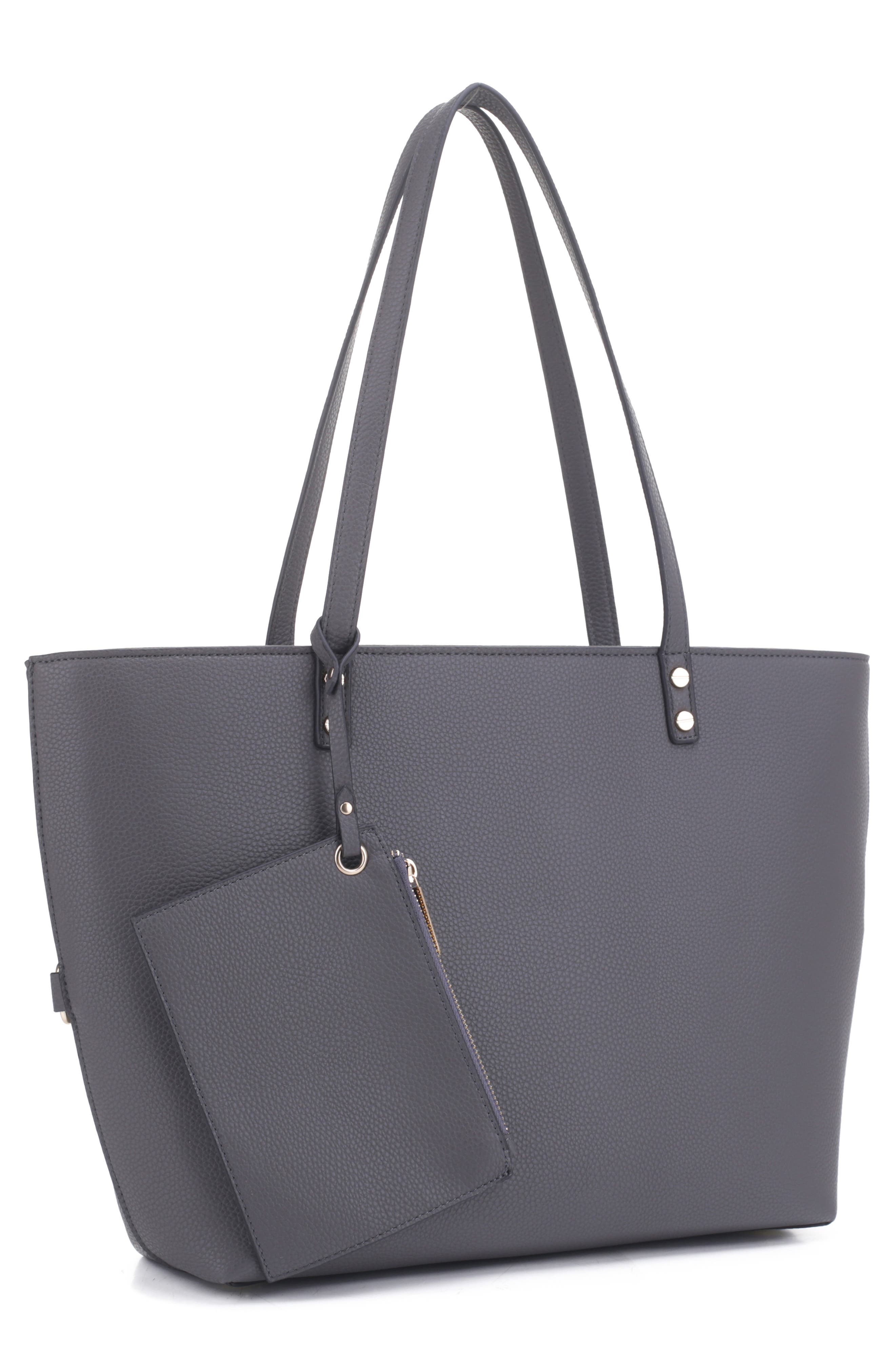 Mali + Lili Estie Recycled Vegan Leather Tote, Alternate, color, 