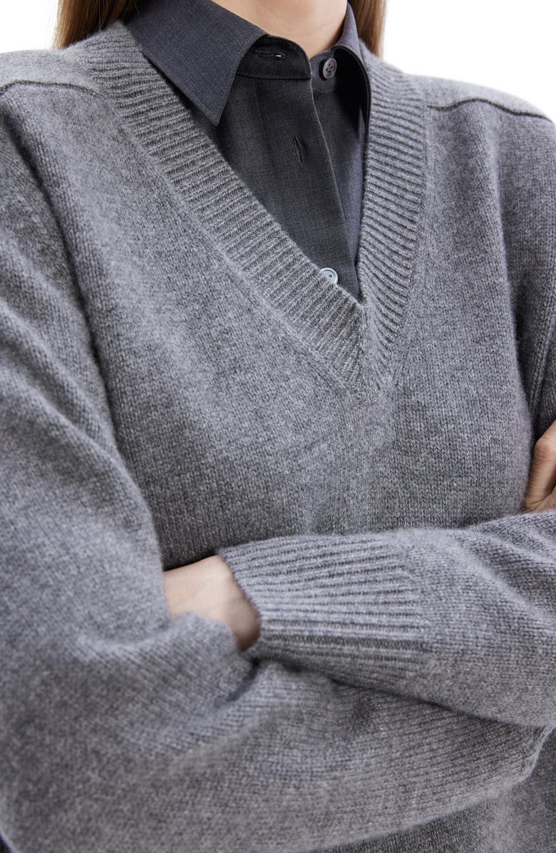 Theory Karenia Neu Oversize Wool & Cashmere Sweater, Alternate, color,