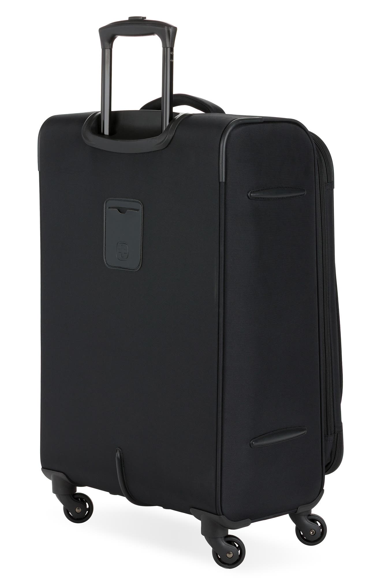 SWISSGEAR 24-Inch Softside Spinner Luggage, Alternate, color, Black