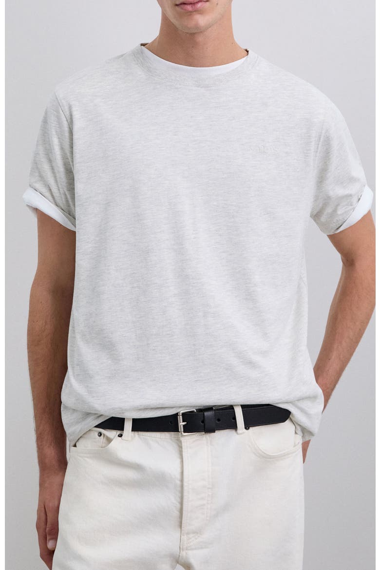 Slub Tee, Main, color, Creammelange