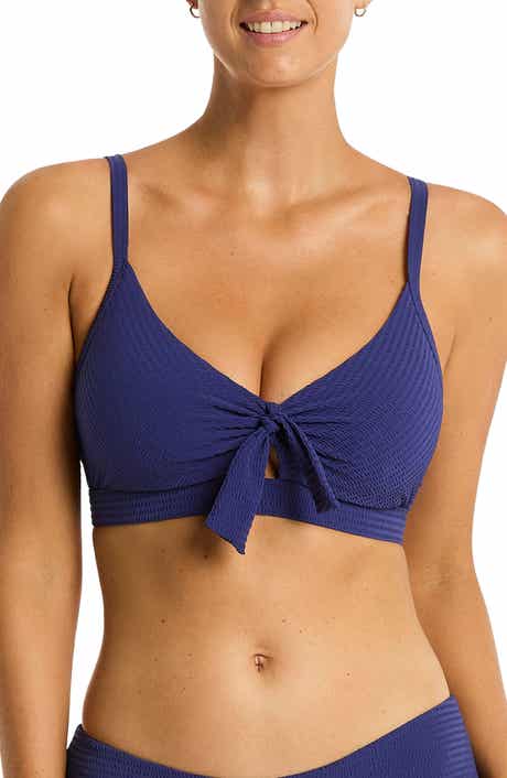 Sea Level Messina Tie Front DD- & E-Cup Bikini Top