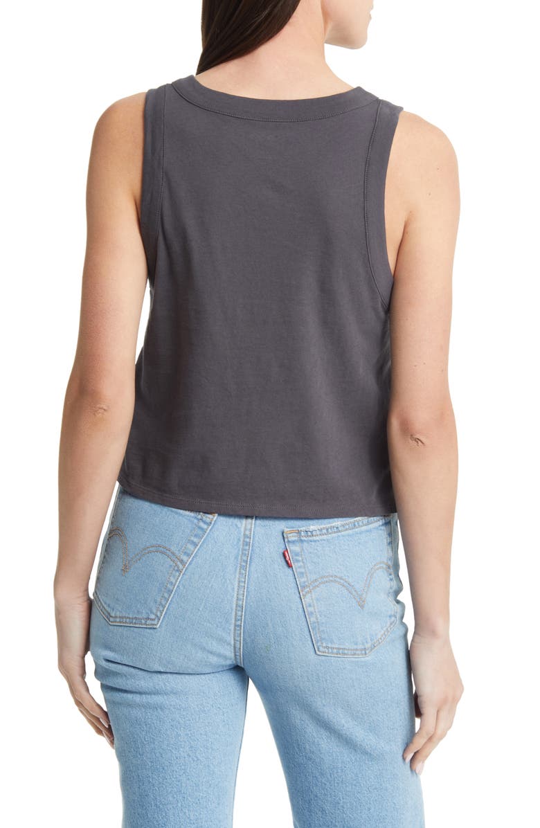 Madewell Softfade Cotton Boxy Crop Tank, Alternate, color,