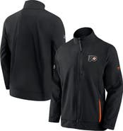 FANATICS Men's Fanatics Branded Black Philadelphia Flyers Authentic Pro Rink Coaches Full-Zip Jacket