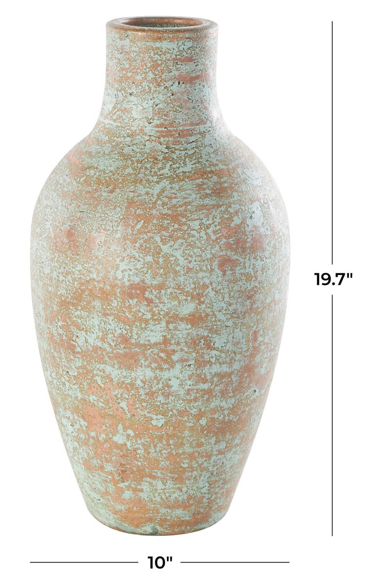 GINGER BIRCH STUDIO Ceramic Vase, Alternate, color, Brown