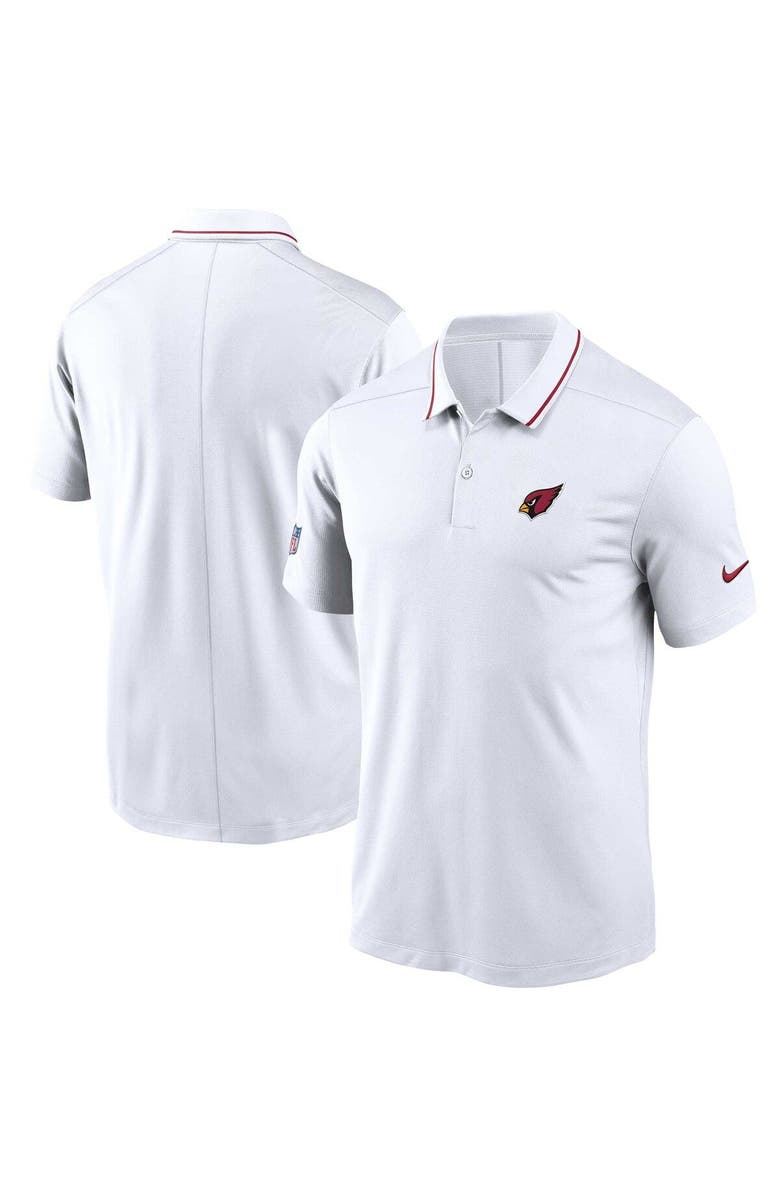 Nike Men's Nike White Arizona Cardinals Sideline Victory Performance Polo, Main, color, 