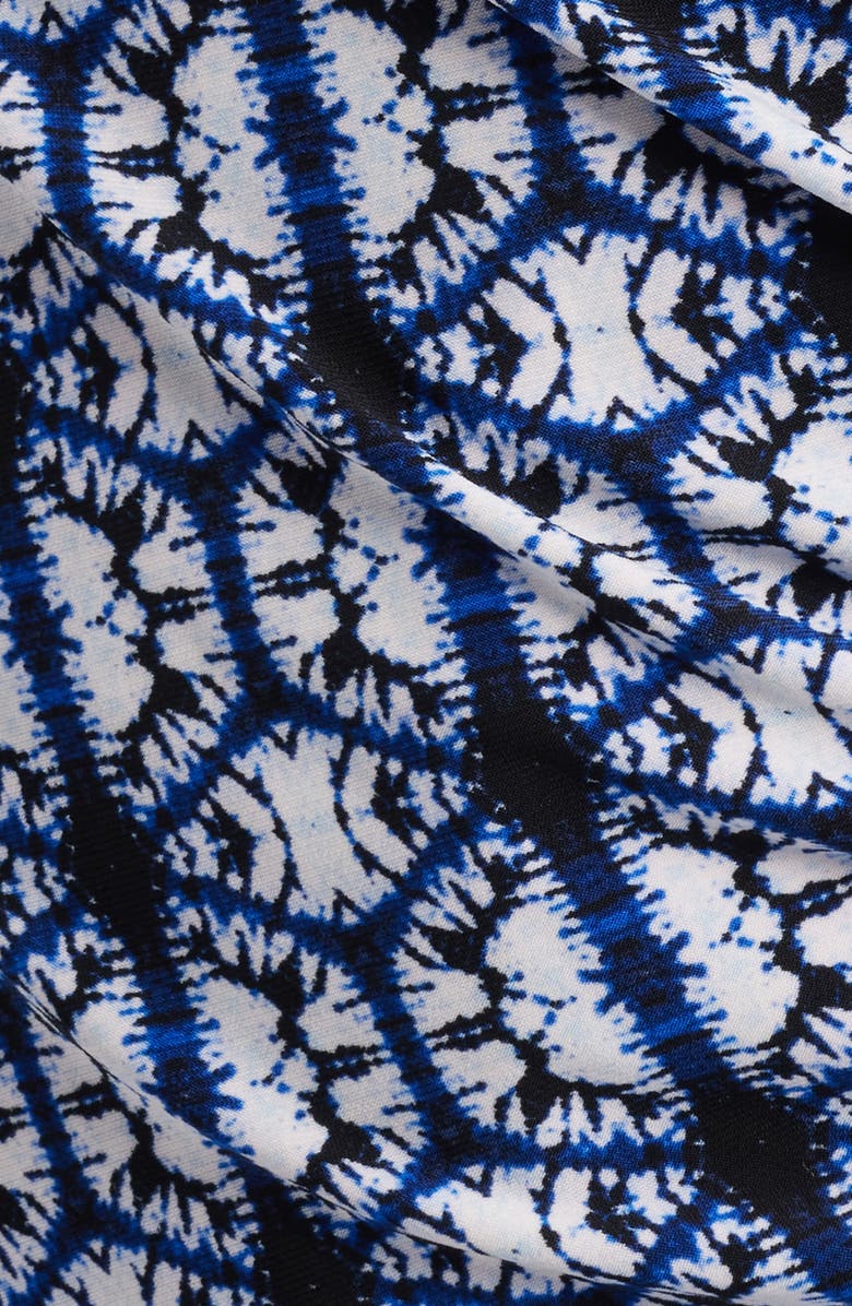 Anne Klein Print Shirred Faux Wrap Top, Alternate, color, 