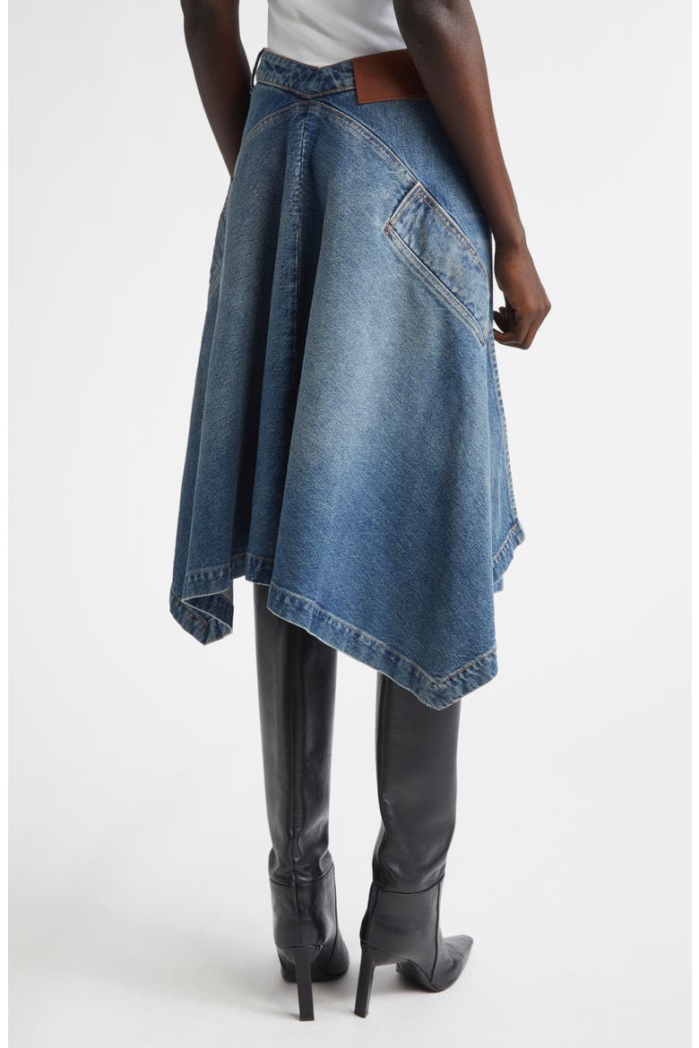 The Frankie Denim Cascade Skirt, Alternate, color, DAKOTA WASH