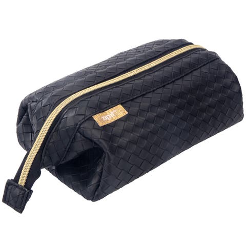 Lenny Woven Makeup Bag