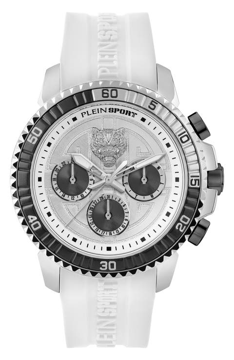 Powerlift Silicone Strap Watch, 45mm