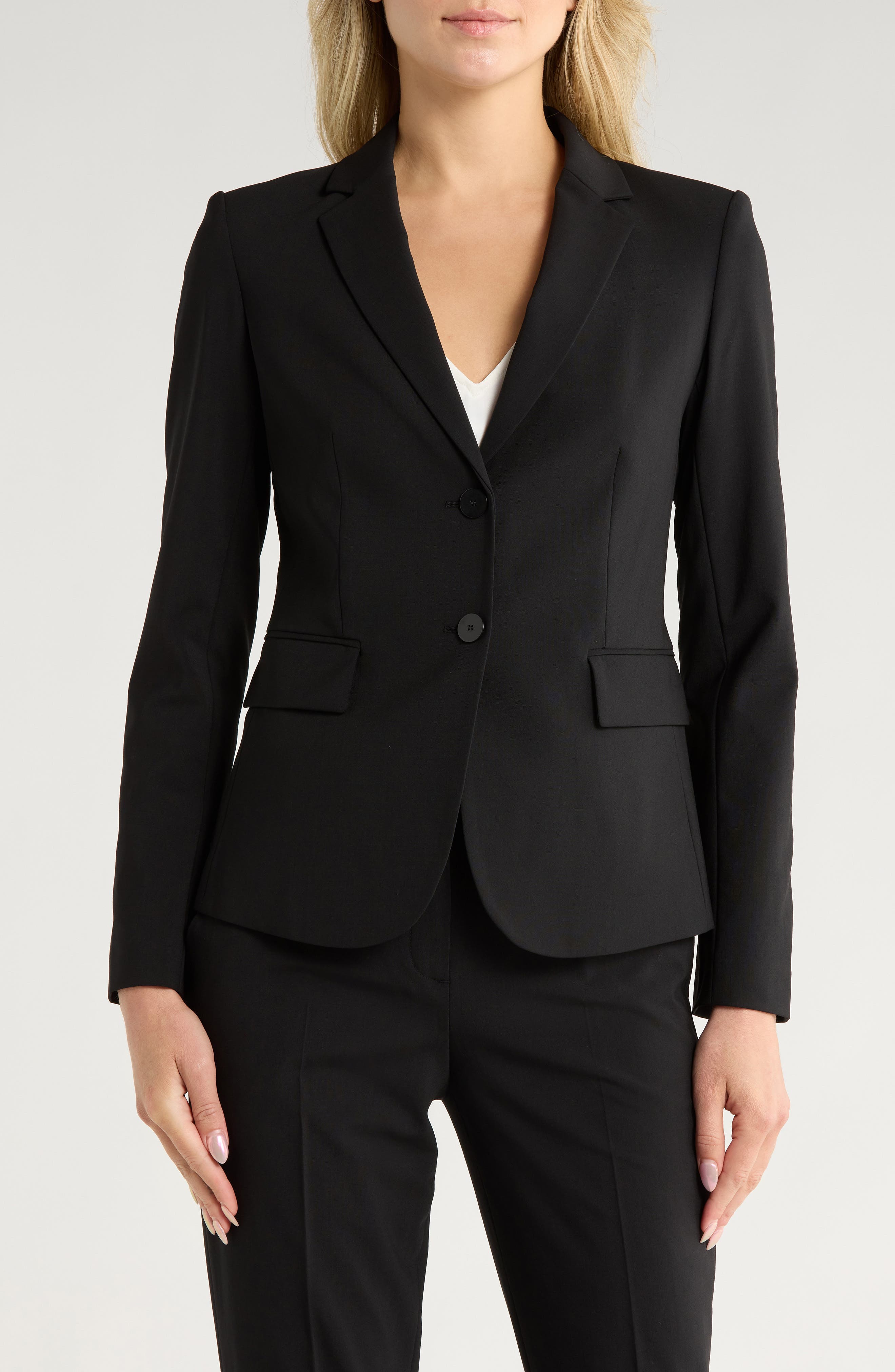 Theory Carissa Verve Stretch Virgin Wool Blazer