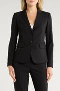 Theory Carissa Verve Stretch Virgin Wool Blazer