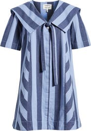 Damson Madder Goldie Stripe Minidress