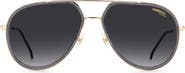 Carrera Eyewear 58mm Gradient Polarized Aviator Sunglasses