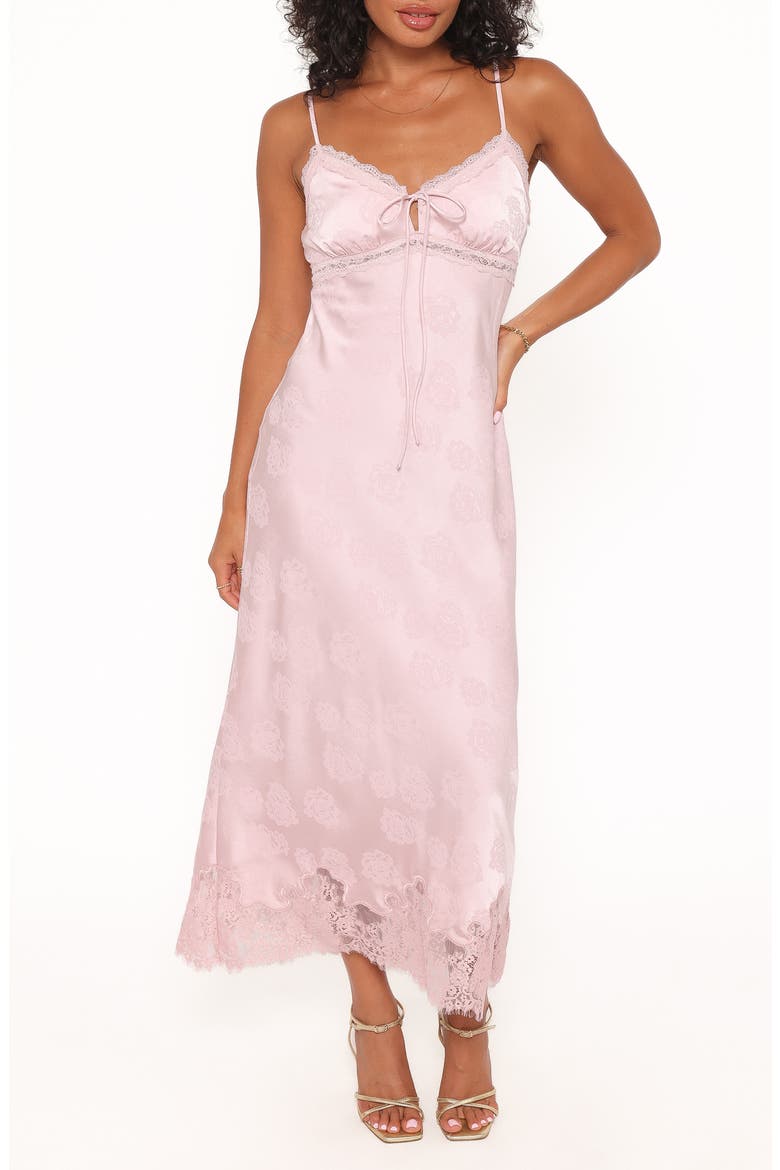 Melita Lace Sleeveless Maxi Dress, Main, color, PINK