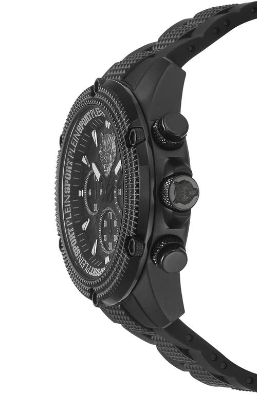 Philipp Plein Sport Hurricane Silicone Strap Watch, 44mm