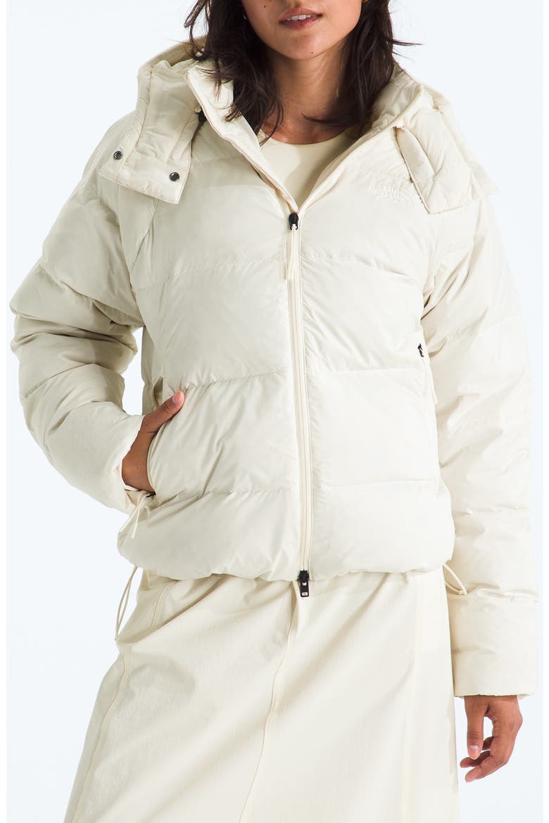 Hydrenalite City Down Hooded Parka, Main, color, WHITE DUNE