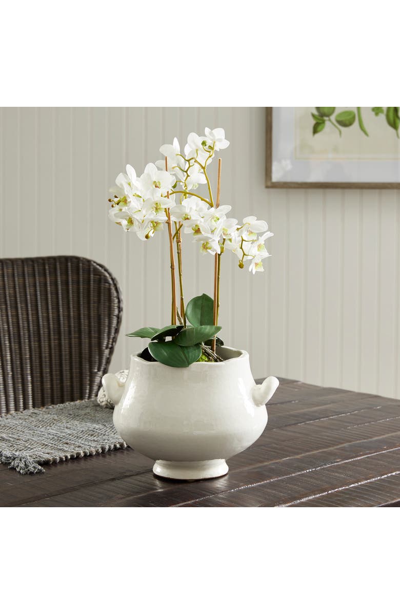 Napa Home & Garden Wellon Footed Cachepot, Alternate, color, White