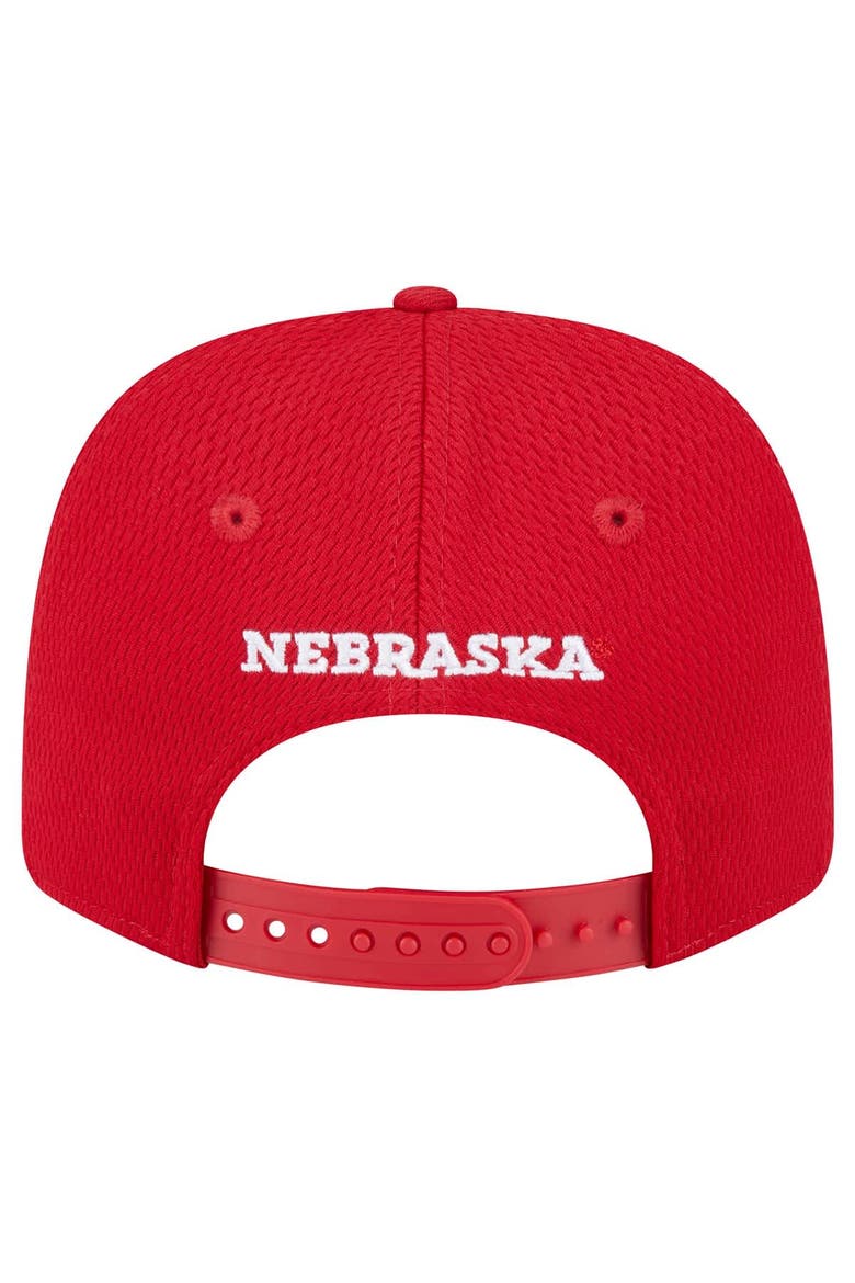 Men's New Era Scarlet Nebraska Huskers COOLERA 9SEVENTY Rope Stretch-Snap Hat, Alternate, color, Scarlet