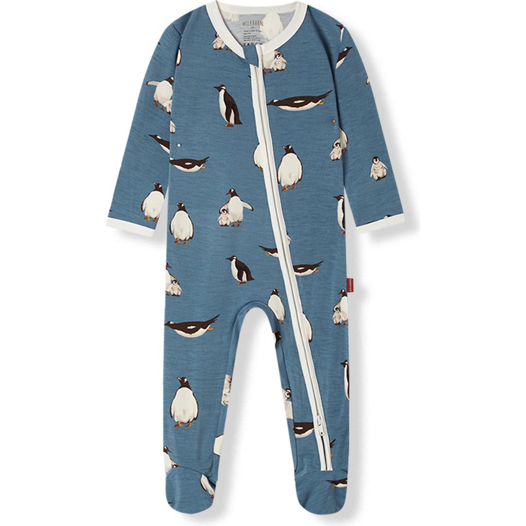 Milkbarn Luxe Stretch Zipper Footed Romper In Black