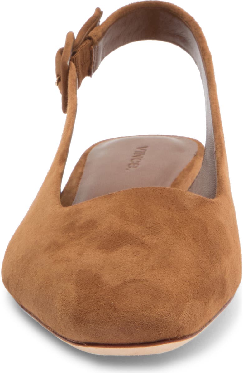 Vince Brody Slingback Flat, Alternate, color, Dark Caramel