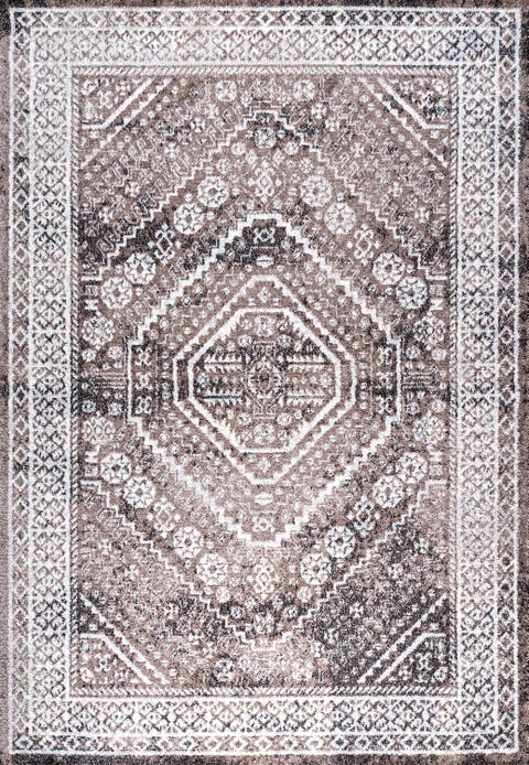 Boho Cottage Medallion Area Rug