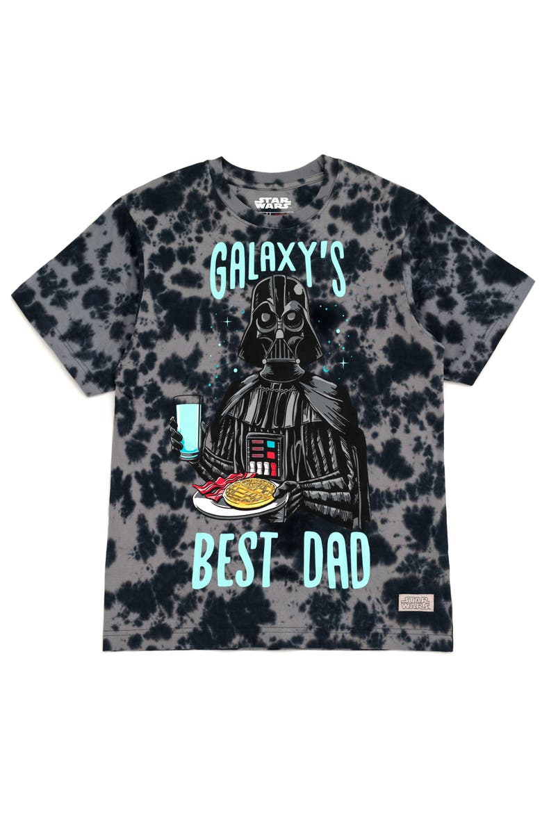 Darth Vader Short Sleeve T-Shirt, Alternate, color, Darth Vader Grey Dye