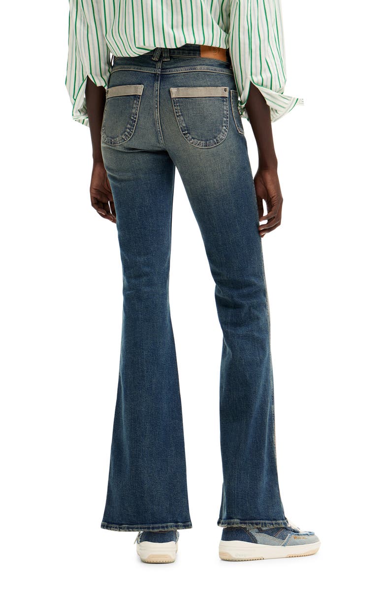 Desigual Danis Flare Jeans, Alternate, color, 