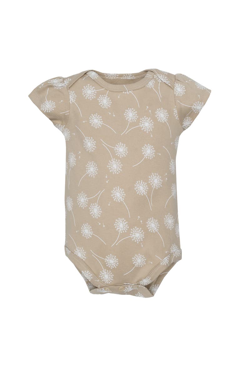 5Pk of Gentle Cotton One-Pieces, Alternate, color, Dandelion Wish