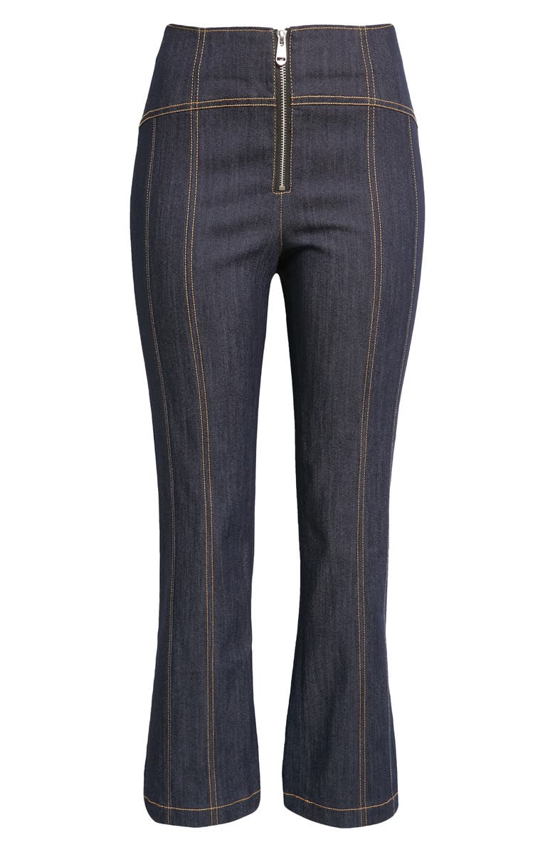 Cinq à Sept Loren Flare Leg Crop Denim Pants, Alternate, color, 