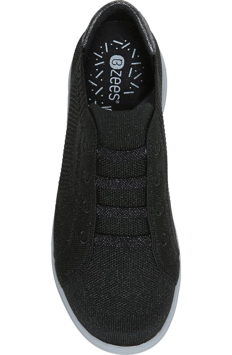 BZees Golden Knit Slip-On Sneaker, Alternate, color,