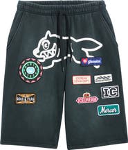 ICECREAM Choco Cotton Drawstring Shorts