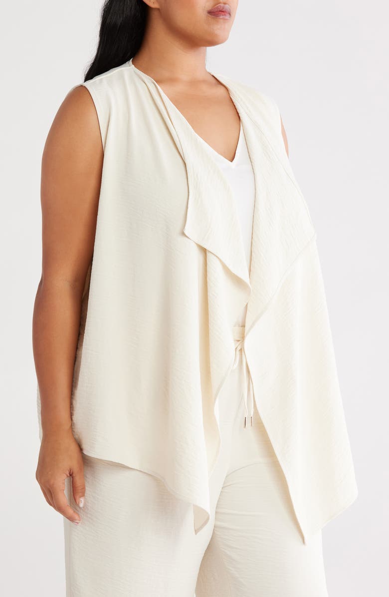 Jones New York Cascade Open Front Vest, Alternate, color,