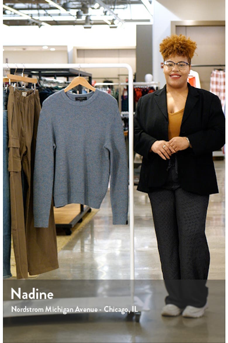 Dexter Marled Organic Cotton Blend Sweater video