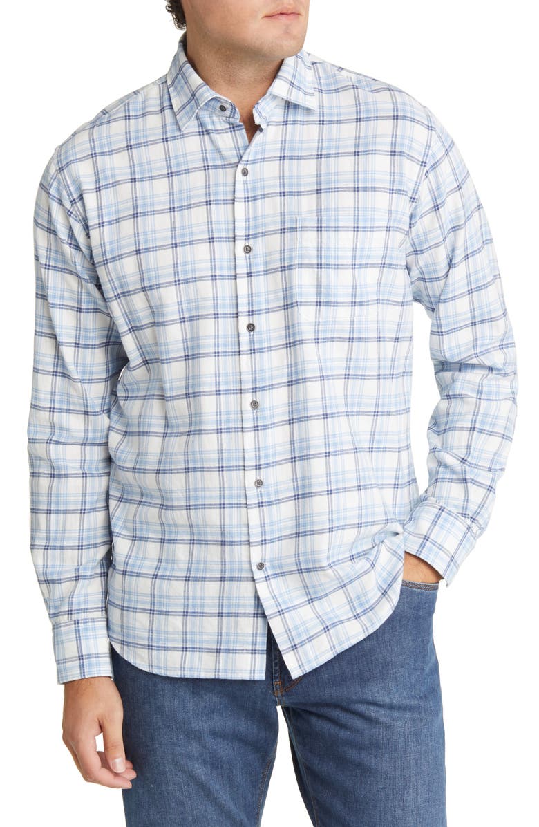 Peter Millar Men's Mallard View Cotton Button-Up Sport Shirt, Main, color,