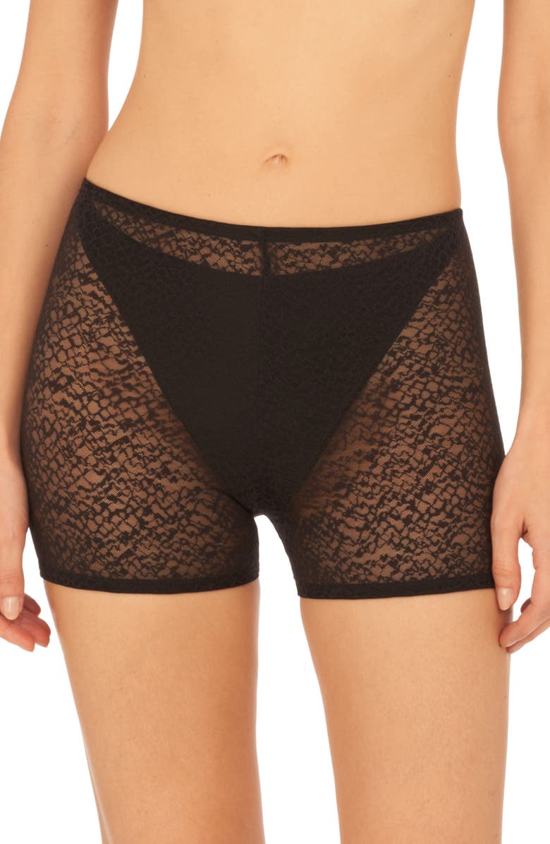 Natori Pretty Smooth Shortlette, Alternate, color, Black