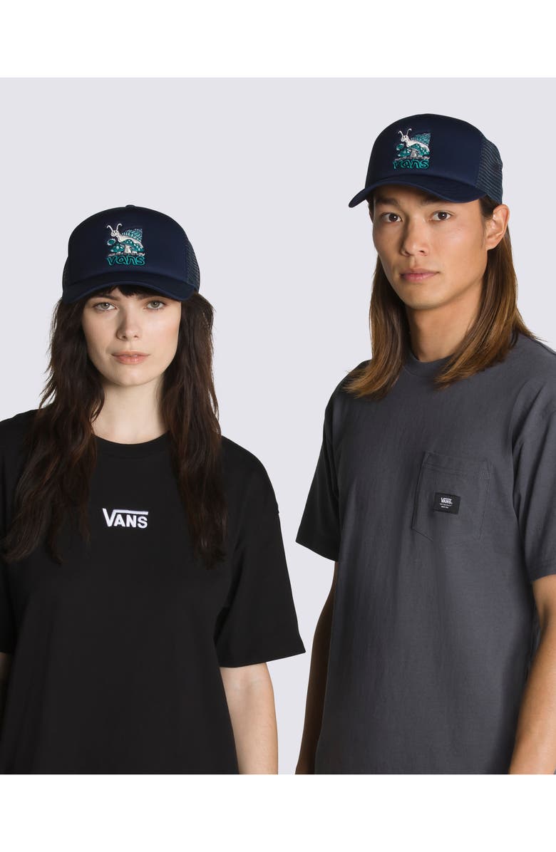 Vans Friends Curved Bill Baseball Hat, Alternate, color,