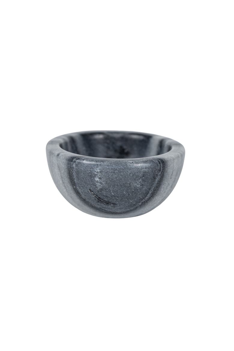 3 Inch Black Marble Serving Bowl, Main, color, Black