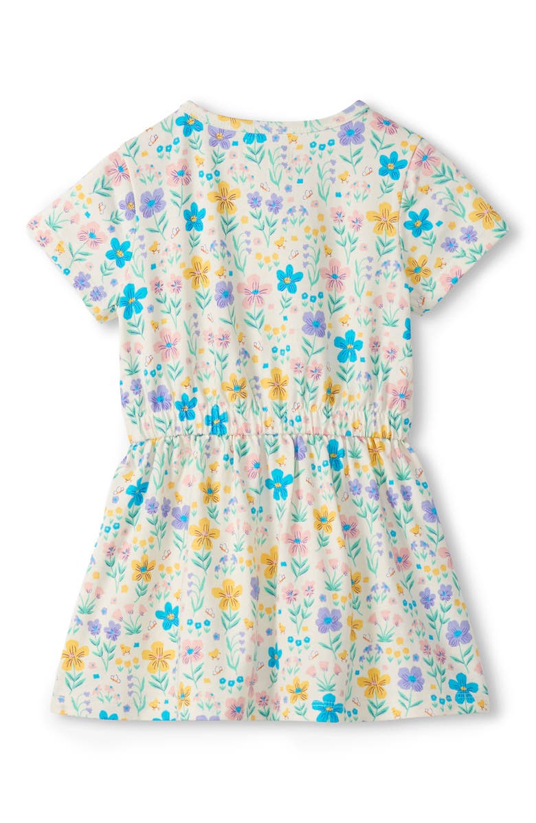 Hatley Kids' Little Garden Chicks Cotton Dress, Alternate, color, Natural