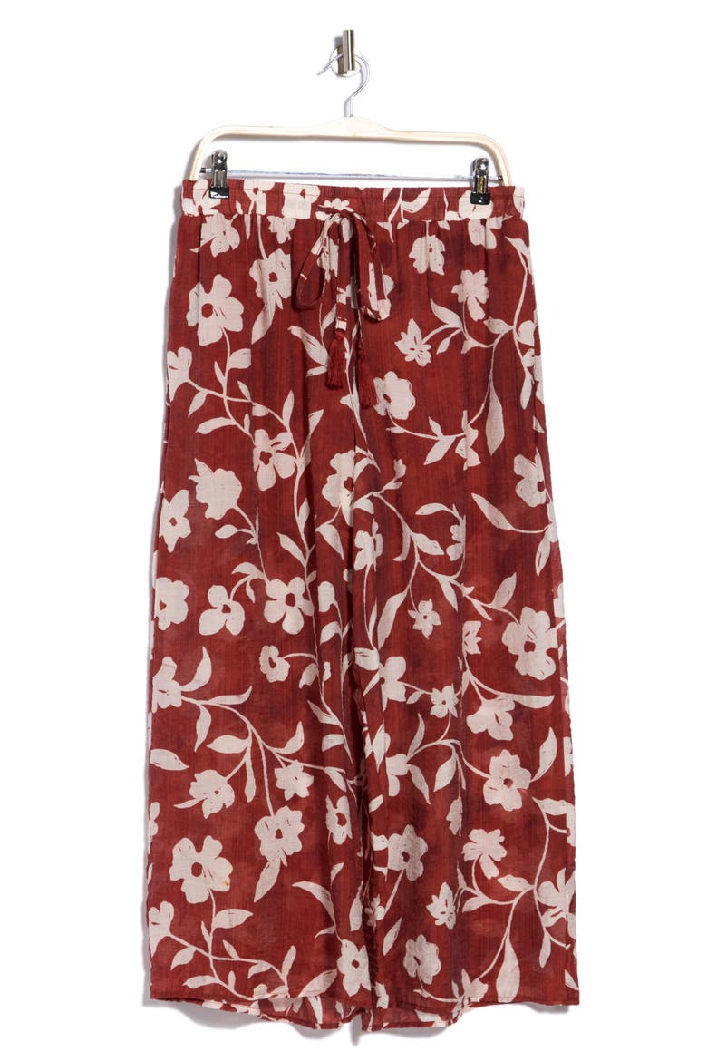 Lawn Drawstring Pants, Main, color, RUSSET BROWN-235