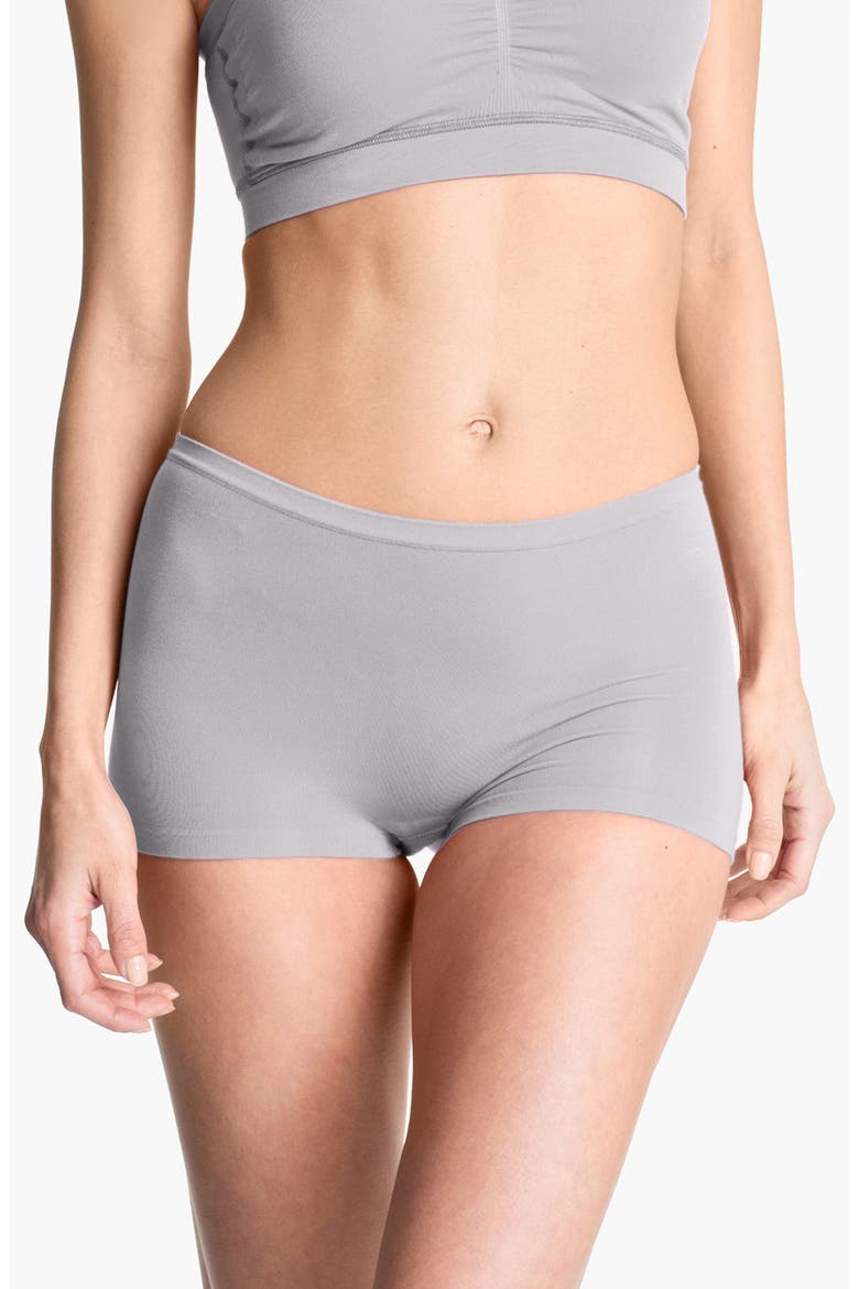 Seamless Boyshorts, Main, color, GREY SLEET