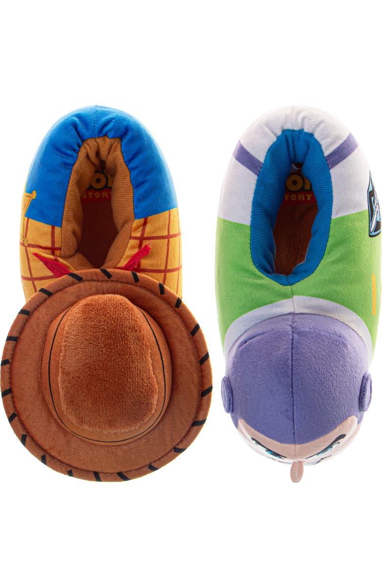 Disney Toy Story Woody & Buzz 3D Slippers, Alternate, color,
