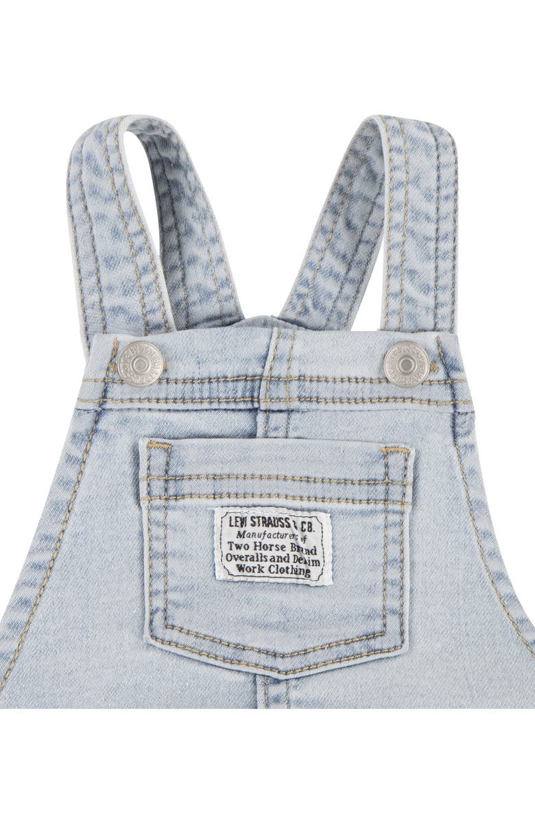 Levi's Bubble Overall Romper, Alternate, color, After Glow