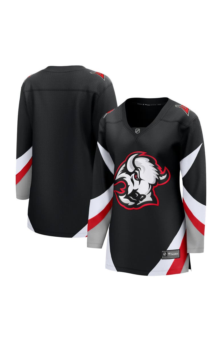 FANATICS Women's Fanatics Branded Black Buffalo Sabres Alternate Premier Breakaway Blank Jersey, Main, color, Black