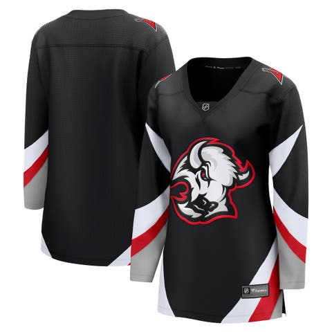 Women's Fanatics Branded Black Buffalo Sabres Alternate Premier Breakaway Blank Jersey
