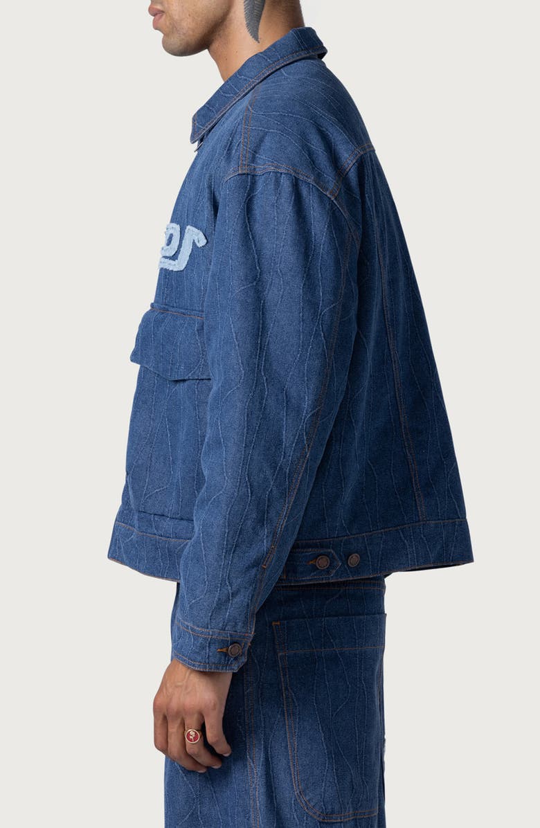 HONOR THE GIFT Frequency Denim Jacket, Alternate, color, 