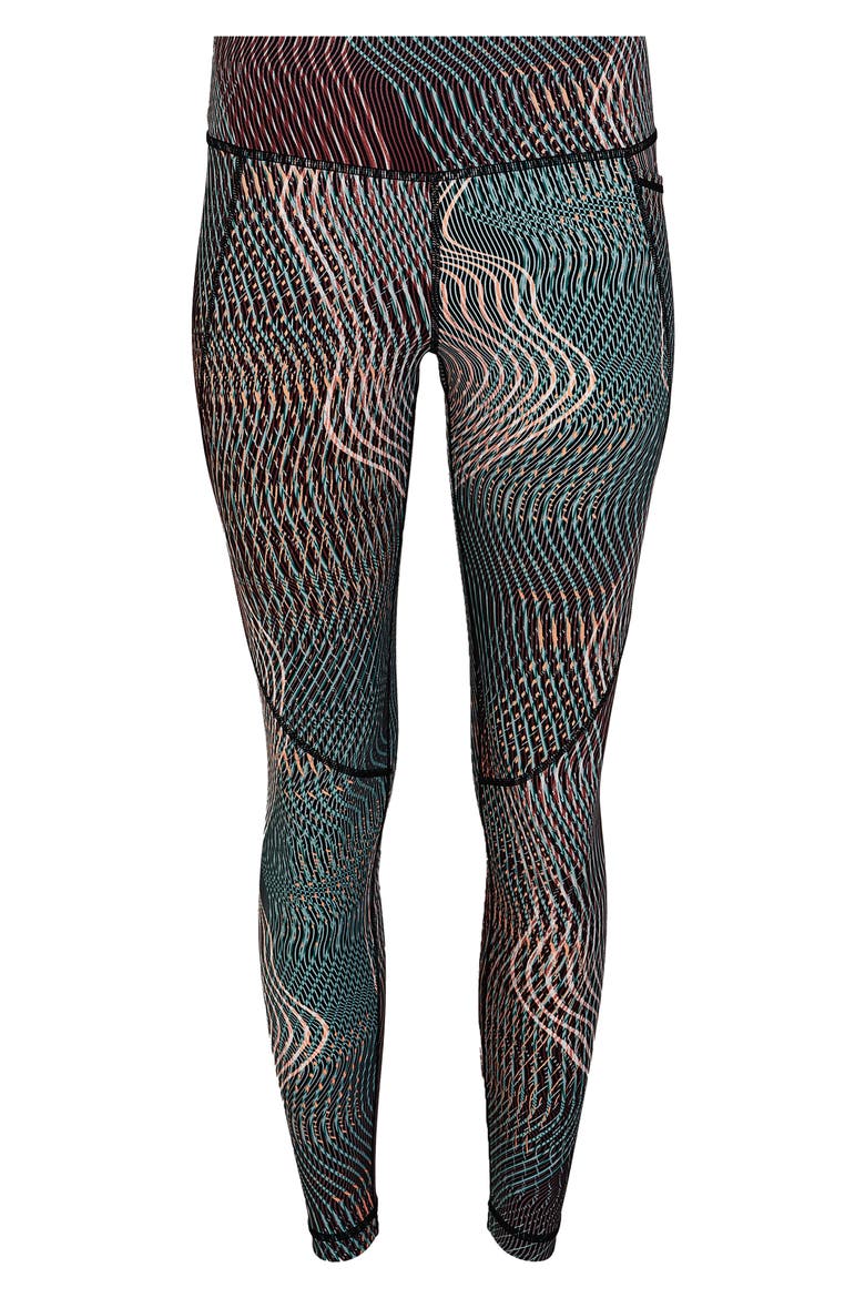 Power Pocket Workout 7/8 Leggings, Alternate, color, BLACK GEO SHADOW PRINT